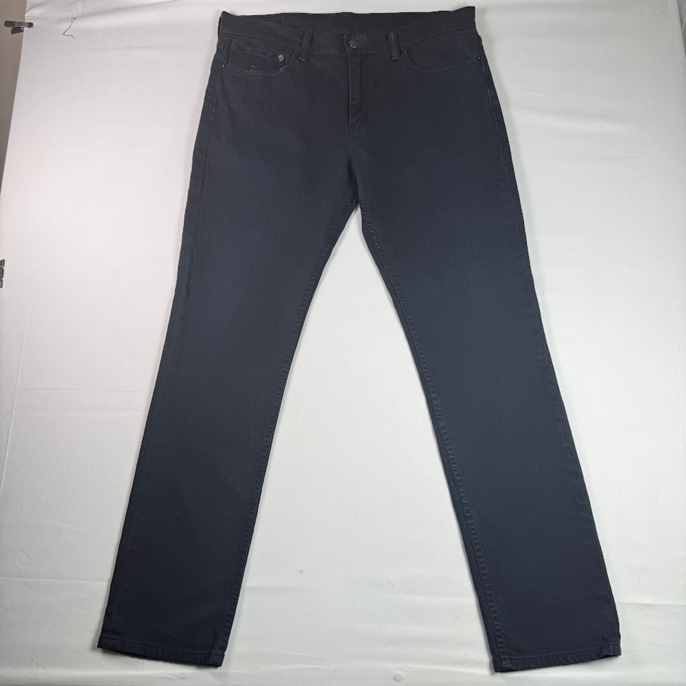 Levis 511 Slim Fit Jeans Mens 36x32 Dark Wash Black Denim Pants